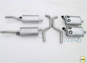 Exhaust system without front pipes Diplomat B 1969-76