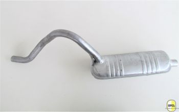 Muffler front with rear axle pipe Rekord C