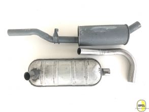 Exhaust system without front pipe Commodore A 1967-71 