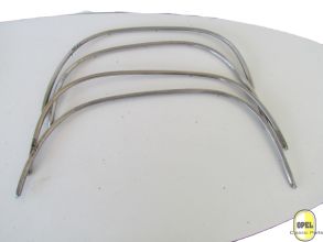 Wheel arch strip fender and side panel set L+R Kapitän Admiral B 1969-76