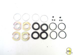 Reparatie set remklauw en anti-rotatieplaten zuigers Rekord C Sprint Commodore A B Kapitän Admiral Diplomat A B 1963-77